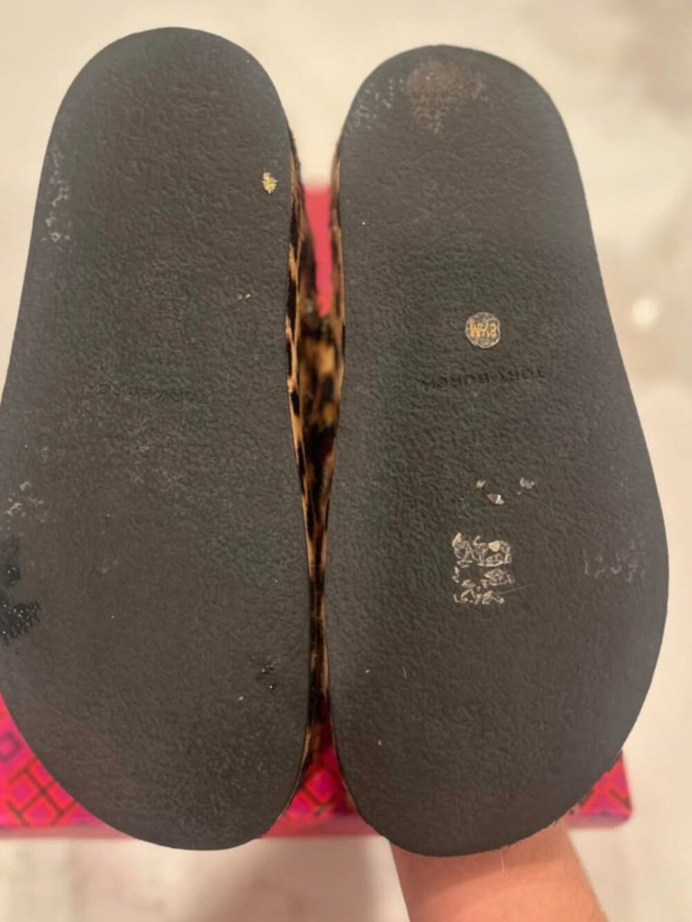 Tory Burch Kira Sport Sandal Classic Leopard 8 1/2 - Picture 3 of 5